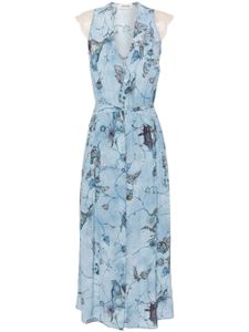 Zadig&Voltaire robe longue Rolanys - Bleu