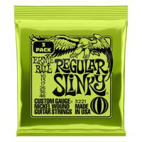 Ernie Ball 3221 Regular Slinky Nickel Wound 3 Pack 010 - 046 - thumbnail