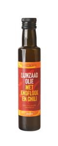 Omega & More Lijnzaadolie garlic chilly