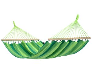 'Relax' Green Eénpersoons Hangmat - 120 kg - Groen - Spreidstang - Tropilex