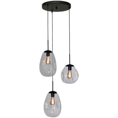 Masterlight Pendel hanglampLava 3x helder glas - 2762-05-35-3-00-001