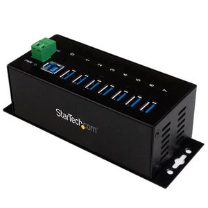 StarTech.com 7-poorts industriële USB 3.0 hub beveiliging tegen ESD en stootspanningen