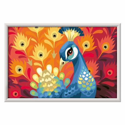 Ravensburger Creart schilderen op nummer - trotse pauw