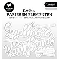 Studio Light • essentials paper elements silver kerstwensen
