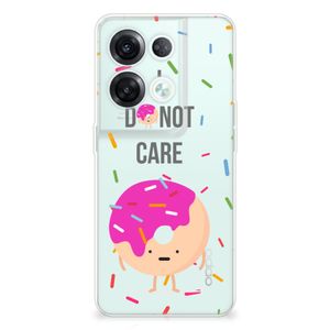 OPPO Reno8 Pro Siliconen Case Donut Roze