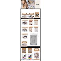 Creativ Company Vloerdisplay, gemonteerd, category, sieradenklei, volwassene, h: 1580 mm, l: 600 mm, b: 400 mm, 97 eenh./ 1 stuk