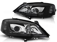 Tuning-Tec Koplampen OPEL ASTRA G 09 97-02 04 ZWART H7 - thumbnail