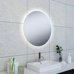 Badkamerspiegel Soul | 60 cm | Rond | Indirecte LED verlichting | Touch button | Met verwarming