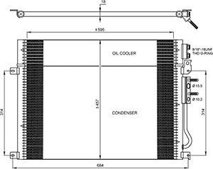 Condensor, airconditioning 35920