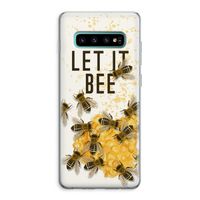 Let it bee: Samsung Galaxy S10 Plus Transparant Hoesje