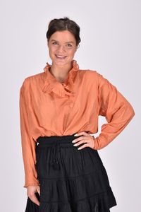 Marant Etoile blouse Pamias HT0001FA-A1J03E oranje