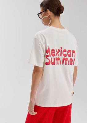 Harper & Yve T-Shirt Mexican Back | Wit