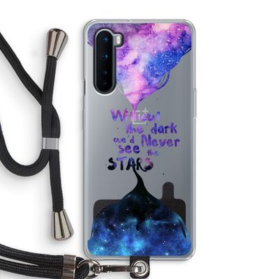 Stars quote: OnePlus Nord Transparant Hoesje met koord