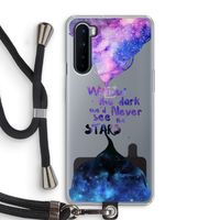 Stars quote: OnePlus Nord Transparant Hoesje met koord