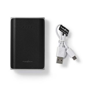 Powerbank Lithium-Ion 7500 mAh USB Zwart Nedis