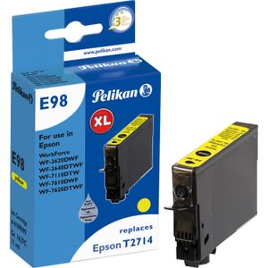 Pelikan Inktcartridge geel E98 (4109699) inkt Compatibel met Epson T2714