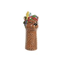 Vaas Home ESPRIT Bruin Keramisch Tropisch 16 x 16 x 38 cm