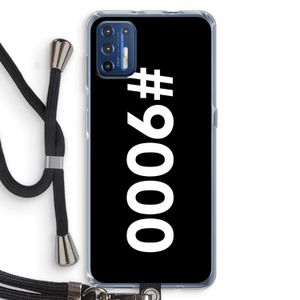 #9000: Motorola Moto G9 Plus Transparant Hoesje met koord