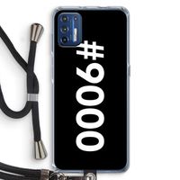 #9000: Motorola Moto G9 Plus Transparant Hoesje met koord