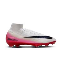 Nike Zoom Mercurial Superfly 10 Elite Gras Voetbalschoenen (FG) Wit Rood Zwart