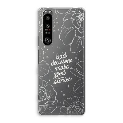 Good stories: Sony Xperia 1 III Transparant Hoesje