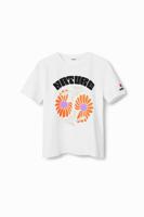 T-shirt met bloemen "Save Nature" - WHITE - XL