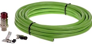 SKDP03-T - Bulkkabel - RJ-45 (M) - 10 m - S/UTP - CAT 6 - RAL 6018