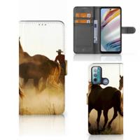 Motorola Moto G60 | Telefoonhoesje | Met pasjeshouder | Design Cowboy