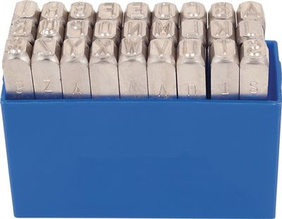 Kukko Slagletterset | 27-delig hoofdletters A-Z | letterhoogte 8 mm in kunststofbox | 1 stuk - 331-008 331-008
