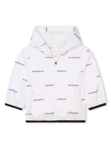 Givenchy Kids veste à bords contrastants 4G - Blanc