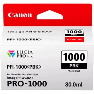 Canon PFI-1000 PBK inktcartridge Origineel Foto zwart