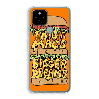Big Macs Bigger Dreams: Google Pixel 5 Transparant Hoesje