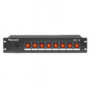 BeamZ PS08S DJ switch - 8 kanaals schakelpaneel - Schuko