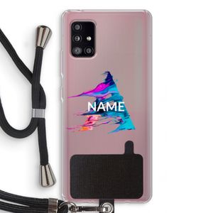 Abstract Spectrum: Samsung Galaxy A51 5G Transparant Hoesje met koord