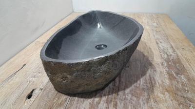 Aufsatzwaschbecken aus Flussstein RXXL2503711, 72x40x15 cm Aufsatzwaschbecken aus Flussstein RXXL2503711, 72x40x15 cm