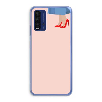 High heels: Xiaomi Redmi 9T Transparant Hoesje