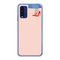High heels: Xiaomi Redmi 9T Transparant Hoesje