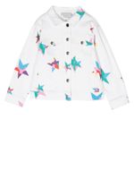 Stella McCartney Kids veste en jean à motif d'étoiles - Blanc - thumbnail