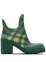 Burberry bottines Marsh à carreaux - Vert - thumbnail