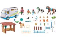 PLAYMOBIL Horses of Waterfall - Mobiele manege Constructiespeelgoed - thumbnail