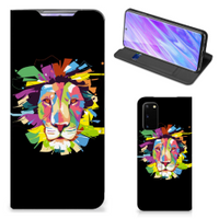 Samsung Galaxy S20 Magnet Case Lion Color