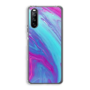 Zweverige regenboog: Sony Xperia 10 III Transparant Hoesje
