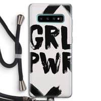 Girl Power #2: Samsung Galaxy S10 Plus Transparant Hoesje met koord