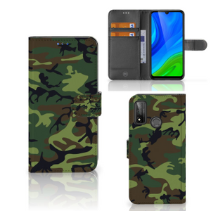 Huawei P Smart 2020 Telefoon Hoesje Army Dark