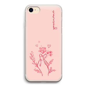 Giving Flowers: iPhone 7 Transparant Hoesje
