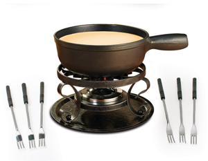 Swissmar Lugano 9 PC Zwart Kaasfondue set