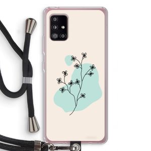 Love your petals: Samsung Galaxy A51 5G Transparant Hoesje met koord