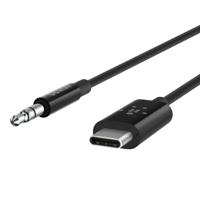 Belkin RockStar™ 3.5mm Audio Cable with USB-C™ Connector audio kabel USB C Zwart - thumbnail
