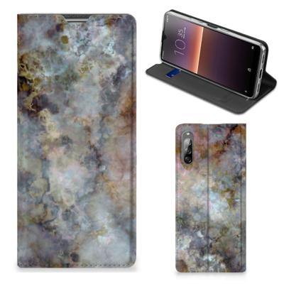 Sony Xperia L4 | Standcase | Marmer Grijs