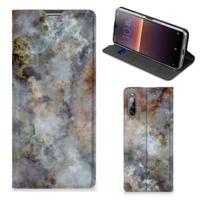Sony Xperia L4 | Standcase | Marmer Grijs Sony Xperia L4 | Standcase | Marmer Grijs